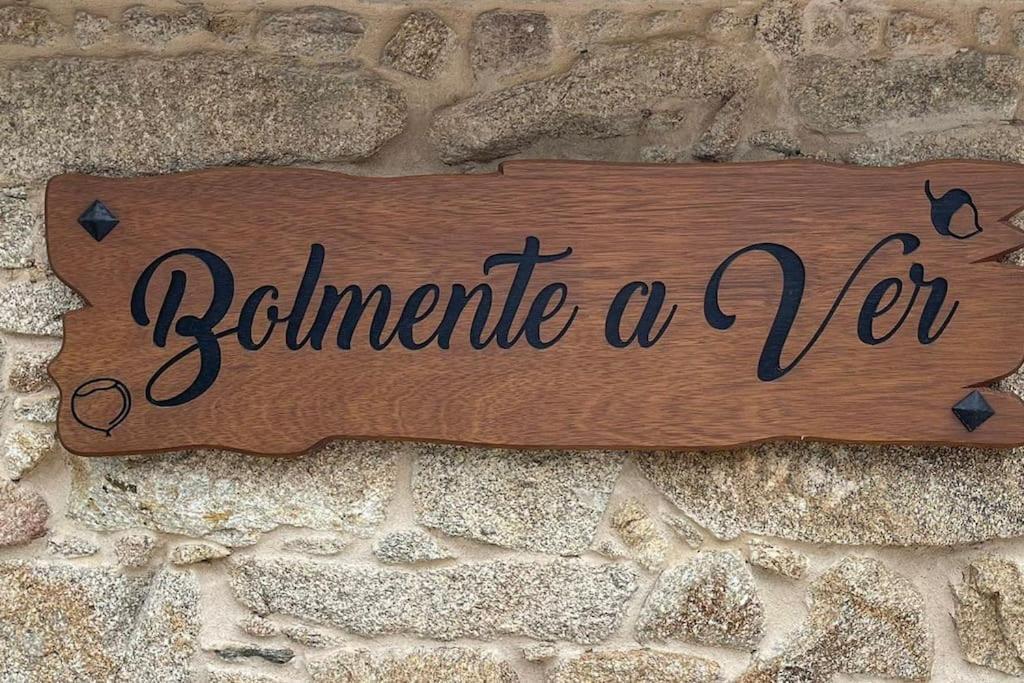 Casa Bolmente A Ver En La Ribeira Sacra. Villa Sober Luaran gambar