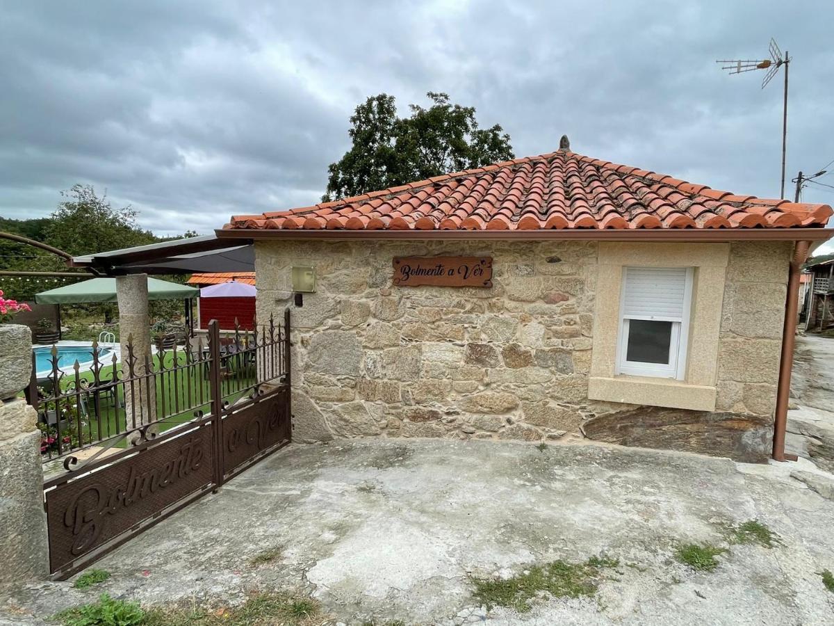 Casa Bolmente A Ver En La Ribeira Sacra. Villa Sober Luaran gambar
